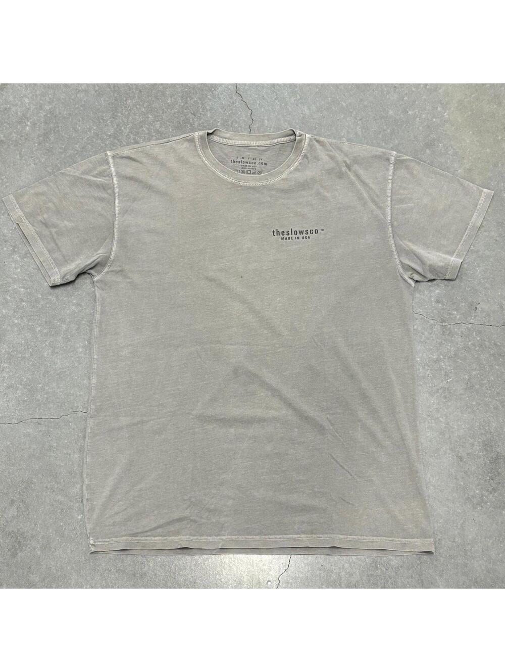 Theslowsco Made in The USA Logo T Shirt